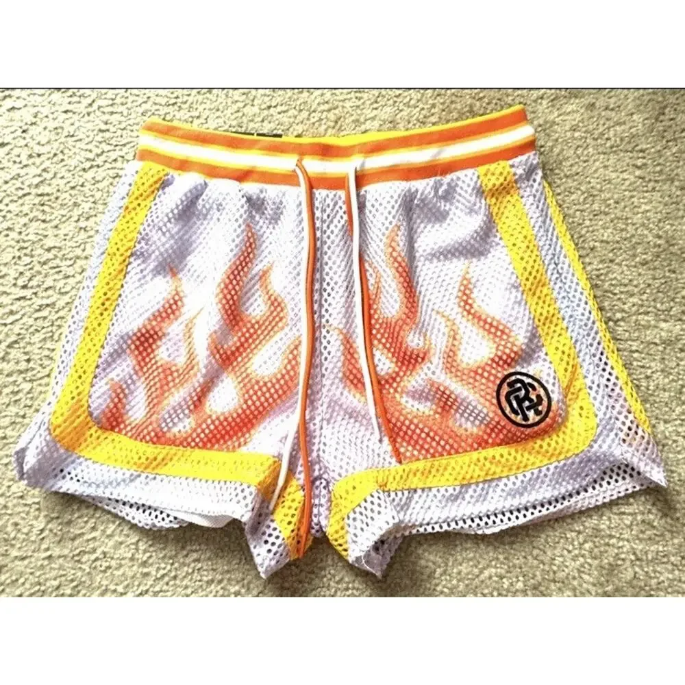 Smoke Rise Women's Flame Mesh Shorts - Medium Curvy Fit NWTs NEW - Picture 2 of 11